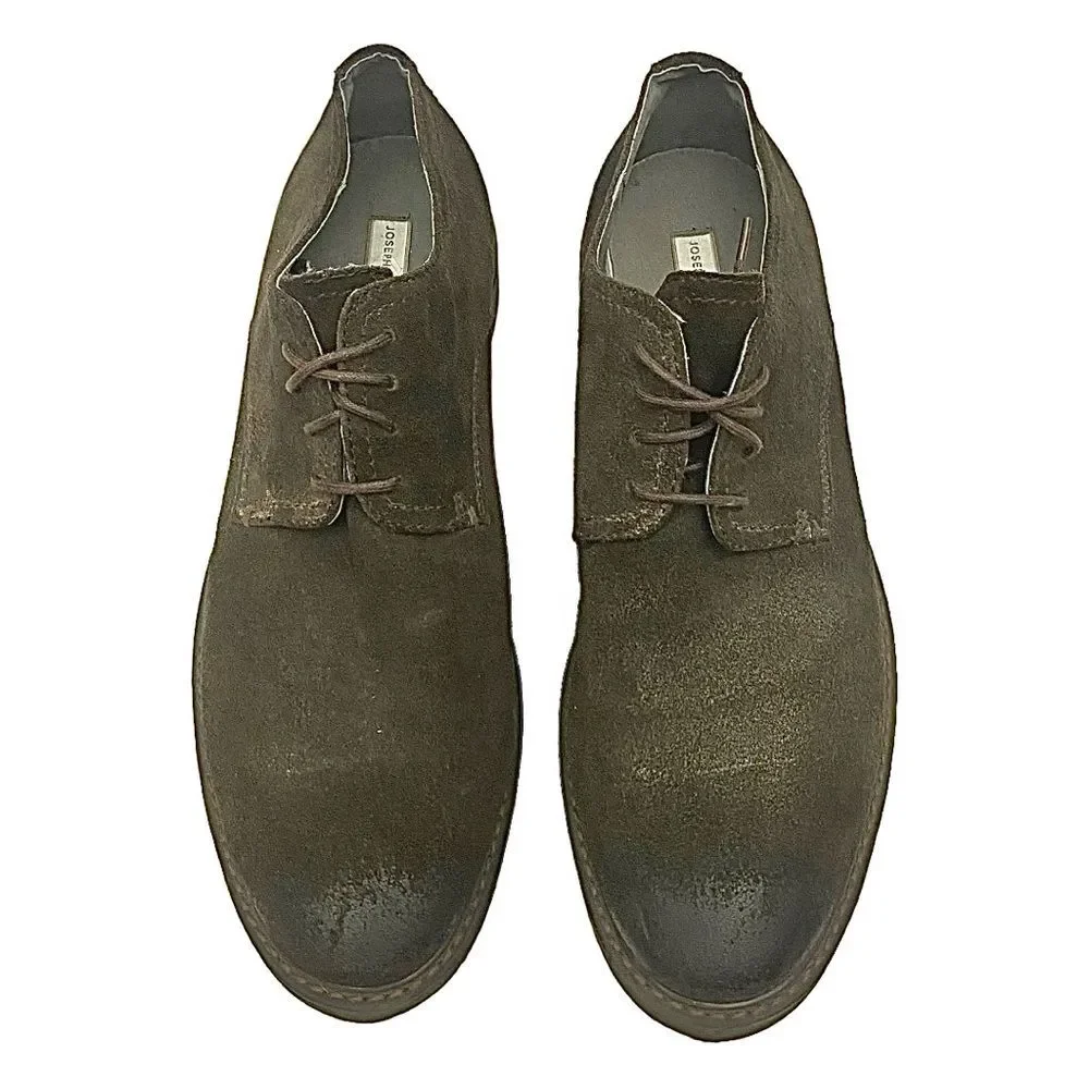 Joseph Abboud Men’s Oxford Dress Shoes Size 11 D Brown Distressed Suede Leather